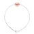Mesh Armband Serpentine Ronde Zoetwater Pearl en Rose Natuurlijke 9-10 mm 925