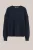 WE Fashion – Dames trui van wolmix – Regular fit – Donkerblauw –