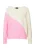 s.Oliver Oversized trui  lichtroze / wit