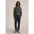 White Stuff Diamond Crew Neck Dark Green