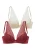 PETITE FLEUR BH  crème / rood