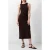 French Connection Momo Nellis Crochet Dress Brown