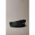 Calvin Klein Emblem Plaque Smooth Belt Black/matte Black