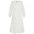 Dreimaster Jurk Dames Wol Wit Blauw