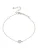 Ted Baker Armband ‘HALLE’  zilver / transparant