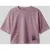 Oversized Polyester T-shirt met ronde hals en zak