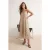 TRENDYOLMİLLA Dames Beige Effen Maxi Mouwloos A-lijn Jurken