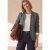 Blazer met houndstooth-patroon