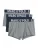 Marc O’Polo Boxershorts ‘ Trunk Essentials ‘  donkerblauw / grijs gemêleerd