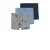 NAME IT MINI boxershort – set van 3 grijs/blauw/donkerblauw
