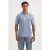 Saint Steve regular polo fijn gebreid lichtblauw