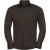 Russell Collection Heren Stretch Overhemd Met Lange Mouwen (Chocolade)