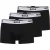 Boss Heren Bodywear Logo Boxershorts (Set van 3) (Zwart, Wit)