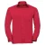 Russell Collection Heren Poplin Easy-Care overhemd met lange mouwen (Klassiek rood)