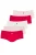 LASCANA Broekje  pink / rood / offwhite