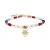 Luxenter 925 Sterling Zilveren Armband met Veelkleurig Kristal in 18K Geel Goud – Shasha