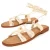 Montevita platte sandaal Cordeplan wit