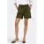 ONLY relaxed regular waist casual short donkergroen