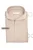 John Miller Poloshirt lange mouw lichtbruin, Effen