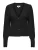 Only Onlrosette Ls Cardigan Cs Knt Vest Black Dtm Glitter/dtm Button W. Gold