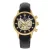 Empress Beatrice automatisch skelet wijzerplaat horloge met lederen band met dag/datum