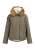 DreiMaster Vintage Winterjas  karamel / olijfgroen / wit