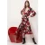 PINKO Utilizzare 1 Abito Marocaine S Multi. Black/white/red