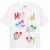 Disney Meisjes Mickey Mouse Letter T-Shirt (Wit)