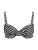 s.Oliver Bikinitop ‘Hill’  zwart / wit