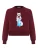 Cat e Lolette Sweatshirt ‘Cat with Coffee’  bourgogne