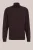 WE Fashion – Heren regular fit coltrui – Regular fit – Donkerbruin – Katoen –