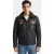 Donders 1860 Lerenjas heren Zwart Leather Jacket with Badges 52727/590