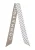 COMMA Sjaal  beige / zwart / wit