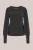 WE Fashion – Dames T-shirt met glittergaren – Zwart –