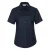 Russell Collection Dames/Dames Oxford Overhemd Met Korte Mouwen (Heldere marine)