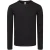 Fruit of the Loom Heren Iconische 150 T-Shirt met lange mouwen (Zwart)