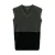 Fred Perry Heren Kleurblokkens Chenille Vest Top (Veldd Groen)