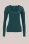 WE Fashion – Dames Second Skin T-shirt – Donkergroen –