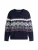 TOMMY HILFIGER Trui  navy / donkerrood / wit
