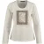 River Woods Crew Neck Tee Ls + Deco White