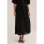 WE Fashion midi rok broderie zwart