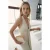 TRENDYOLMİLLA Dames Ecru Effen Maxi Mouwloos Zeemeermin Avond & Gala Jurk