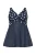 Ulla Popken Badpak  marine / wit