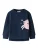 NAME IT Sweatshirt ‘NMFBIRKY’  navy / rosa / zilver / wit