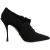 Dolce & Gabbana Zwarte Laarzen met Veter Stiletto Hakken Pumps Schoenen