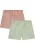 Pockies Boxershorts  pastelgroen / rood / offwhite