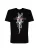 Les Hommes T-Shirt Skeleton Mannen zwart