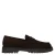 Manfield suède loafers met profielzool – bruin
