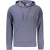 Accademia Militare Blauwe Gerecycleerde Katoenen Heren Hooded Sweatshirt