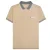 Lambretta Heren Polo Shirt met Contrastafwerking (Steen/IJzer)